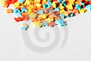 ÃÂ¡olored Easter sprinkle for Easter cakes isolated